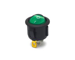 Chave Gangorra Redonda 6A/250V Liga/Desliga com Led Verde - KCD1-106N Chave Gangorra Redonda 6A/250V Liga/Desliga com Led Verde - KCD1-106N