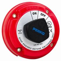 Chave Geral Náutica 1 Bateria PERKO 360 Ampères AC Redonda