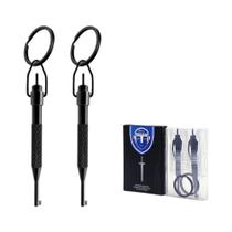 Chave Giratória Universal Com Anel Destacável Para Algemas Padrão, Chave Durável Para Profissionais