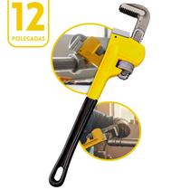 Chave Grifo 12 Polegadas Hidráulica Mecânica para Tubulações Tubos Profissional Tipo Americano