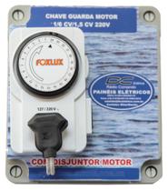 Chave Guarda Motor com disjuntor para piscinas hobby, 220V, Marca D.C. Elétrica Chave Guarda Motor com disjuntor para piscinas hobby, 220V, Marca D.C. Elétrica