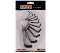 Chave Hexagonal 10 Peças 1.5-10mm Starfer 03141012