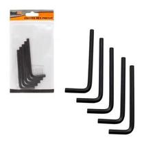 Chave hexagonal preta 5mm - 05 pcs - bestfer Chave hexagonal preta 5mm - 05 pcs - bestfer
