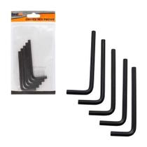 Chave hexagonal preta 5mm - 05 pcs - bfh2816 - bestfer Chave hexagonal preta 5mm - 05 pcs - bfh2816 - bestfer