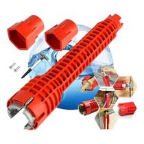 Chave Hidráulica Grifo Instalação Torneira Pia Cano 8 em 1 Ferramenta Multifuncional Profissional