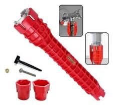 Chave Hidráulica Multifuncional 8 Em 1 Com Nível Shark Blue