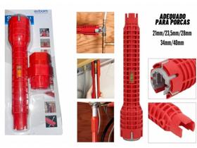 Chave hidraulica reparadora multifuncional com nivel chm801