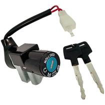 Chave Ignição Miolo Completo Com 2 Chaves Para Honda Bros 125/150 2006 a 2008 Tronik