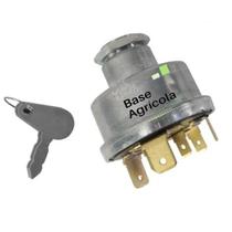 Chave ignição partida 3 terminais 3 posições rosca 16mm