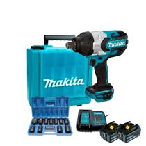 Chave Impacto 3/4 Bateria 18V Lxt Makita Dtw1001Z + Kit 2 Chave Impacto 3/4 Bateria 18V Lxt Makita Dtw1001Z + Kit 2