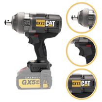 Chave Impacto a Bateria 1700nm Profissional 3/4 Cat Brushless 18V Torque Potente Forte Sem Fio Led