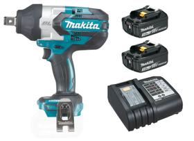 Chave Impacto Bateria 18v 3/4 Dtw1001 Com 2 x 3ah Biv Makita Chave Impacto Bateria 18v 3/4 Dtw1001 Com 2 x 3ah Biv Makita