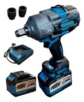 Chave Impacto Profissional Encaixe 3/4" 2000nm 60v 2 Baterias - Linha Pesados
