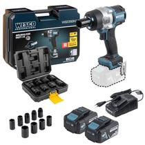 Chave Impacto Wesco 18v Brush 1/2 WS2392K2 2bat 4a + soquete Chave Impacto Wesco 18v Brush 1/2 WS2392K2 2bat 4a + soquete