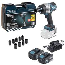 Chave Impacto Wesco 18v Brush 1/2 WS2392K2 2bat 4ah maleta