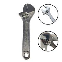 Chave Inglesa Ajustável 6pol Tubo Aperto Desaperto Porca Aço