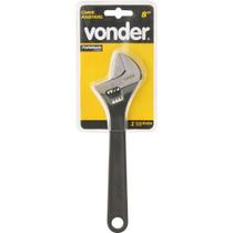 Chave inglesa ajustável 8" aço carbono fosfatizada - Vonder