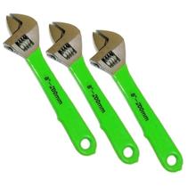 Chave Inglesa Ajustável 8 Boca 0-24mm Cr-v Cabo Isolado C/10