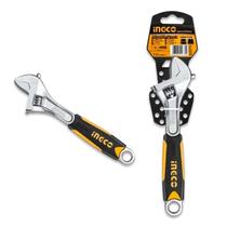 Chave Inglesa Ajustável Ingco 12 Polegadas 300MM Aço Cromo Vanadium Cabo Emborrachado Escala De Medição Alta Resistência Uso Industrial E Mecânico Chave Inglesa Ajustável Ingco 12 Polegadas 300MM Aço Cromo Vanadium Cabo Emborrachado Escala De Medição Alta Resistência Uso Industrial E Mecânico