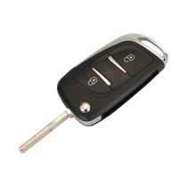 Chave Inteligente Automotiva 433Mhz Com 2 Botões Para Peugeot 307 Citroen C3, Chip Jingyuqin ID46 E Chave Inteligente Automotiva 433Mhz Com 2 Botões Para Peugeot 307 Citroen C3, Chip Jingyuqin ID46 E