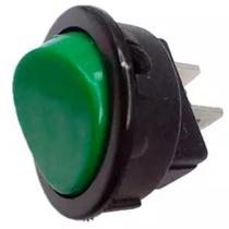 Chave Interruptor 16101 Tecla Liga/Desliga 6A 2 Posições Verde MarGirius