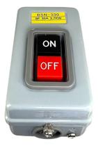 Chave Interruptor De Botão Trifásico Para Motor Bsn-330 Chave Interruptor De Botão Trifásico Para Motor Bsn-330