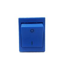 Chave Interruptor de Tecla Azul Bipolar Margirius 15A 6 Terminais