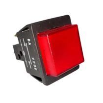 Chave Liga Desliga Pulsante 6A 220V Atuador Neon/Verm.10Pçs Chave Liga Desliga Pulsante 6A 220V Atuador Neon/Verm.10Pçs
