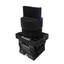 Chave lk2-ed53 plastico 3 pos. 2na c/ retorno lukma