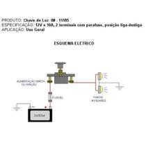 CHAVE LUZ (AZUL) para TIC TAC UNIVERSAL BIVOLT 12V/24V COM 2 CHAVE LUZ (AZUL) para TIC TAC UNIVERSAL BIVOLT 12V/24V COM 2
