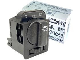 Chave Luz KOSTAL Corsa Classic Omega Suprema 9410 com Reostato Preto