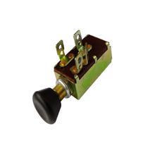 Chave Luz uso geral 120W Com Botao Preto Posicaoes Neutro Painel Lanternas Farois