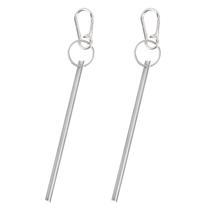 Chave Meia-Lua para Porta de Elevador Fukaisu 15 cm Metal 2 Peças Chave Meia-Lua para Porta de Elevador Fukaisu 15 cm Metal 2 Peças