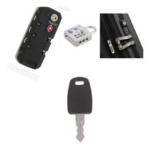Chave Mestra Cadeado Tsa 002 Anti Violação Bagagem Mochila Preto Chave Mestra Cadeado Tsa 002 Anti Violação Bagagem Mochila Preto