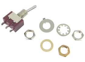 Chave mini toggle ON-ON guitarra 2 posição DOURADA M105 3P