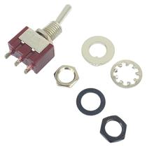 Chave mini toggle ON-ON guitarra 2 posição PRETA M105 3P Chave mini toggle ON-ON guitarra 2 posição PRETA M105 3P