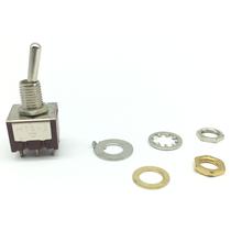 Chave Mini toggle ON-ON Guitarra 2 posicoes Dourada M205 6P Chave Mini toggle ON-ON Guitarra 2 posicoes Dourada M205 6P