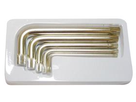 Chave Multidentada Jogo Com 5 Peças Curto 20505 Pr King Ton