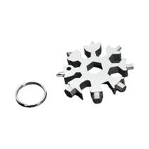 Chave Multifuncional Em Forma De Floco De Neve 18 Em 1, Ferramenta Portátil Universal Para Camping E