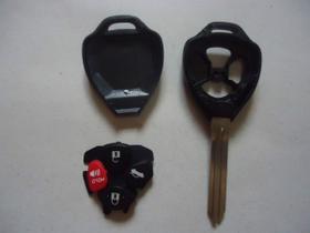 Chave Oca Hilux 4 Botões Toyota SW4 Capa De Reposição Para Controle De Alarme 2007 2008 2009 S/ Chip