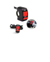 Chave para guidão de moto com botao liga desliga