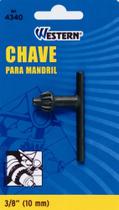 Chave Para Mandril 10mm 3/8'' Western 4340