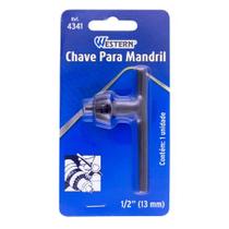Chave Para Mandril 13mm 1/2 Pol Universal P/ Furadeira Western Chave Para Mandril 13mm 1/2 Pol Universal P/ Furadeira Western