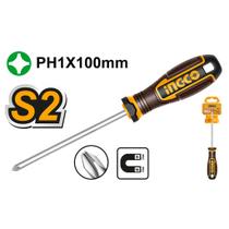 Chave Philips Haste Redonda S2 3/16 X 4Pol PH1 INGCO Chave Philips Haste Redonda S2 3/16 X 4Pol PH1 INGCO
