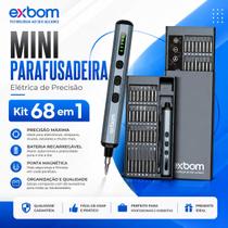 Chave Phillips Elétrica Exbom 68 em 1 Para Celular Notebook Relógio Chave Phillips Elétrica Exbom 68 em 1 Para Celular Notebook Relógio