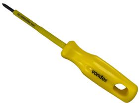 Chave Phillips Isolada 1000V 1/8 x 3" Ponta Magnética CRV - Vonder