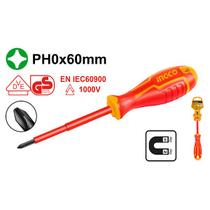 Chave Phillips Isolada Industrial Cr-V 1/8" X 2 1/4" INGCO Chave Phillips Isolada Industrial Cr-V 1/8" X 2 1/4" INGCO