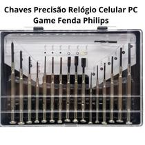 Chave Precisão Relógio PC Celular Fenda Philips Canhão Allen