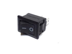 Chave Preta Mini Quadrada Tic Tac 2T KCD11 ON/OFF 10 Unidade