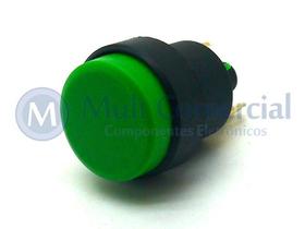Chave Push-Button 1A - CS-392 - Verde - Margirius